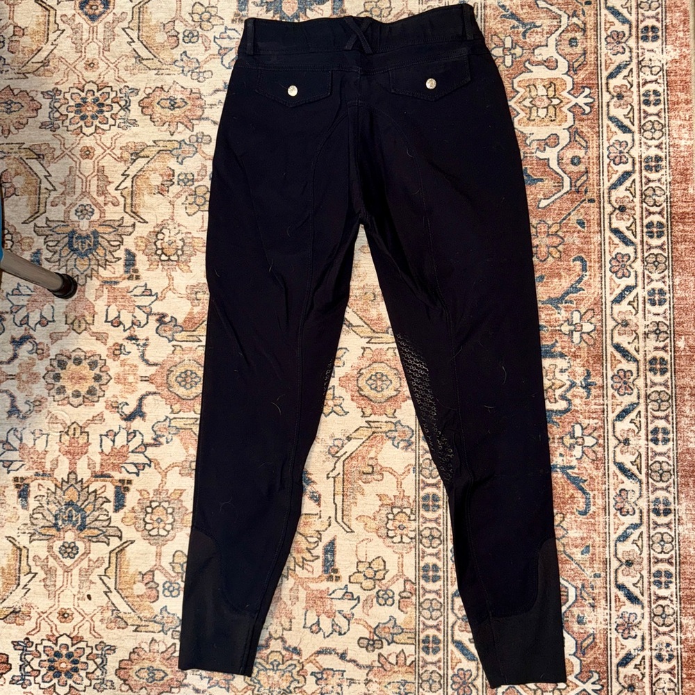 Dover Dalton Knee Patch Breeches - Black - Picture 2 of 4